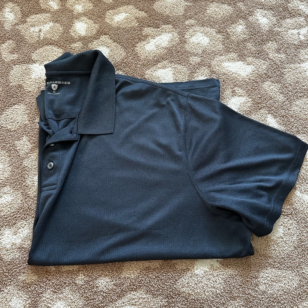 Saddlebred blue polo size 3XL good used condition